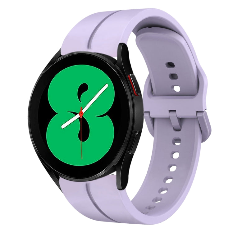 20mm Loop Silicone Watch Band, For Samsung Galaxy Watch4 44mm, For Samsung Galaxy Watch4 40mm