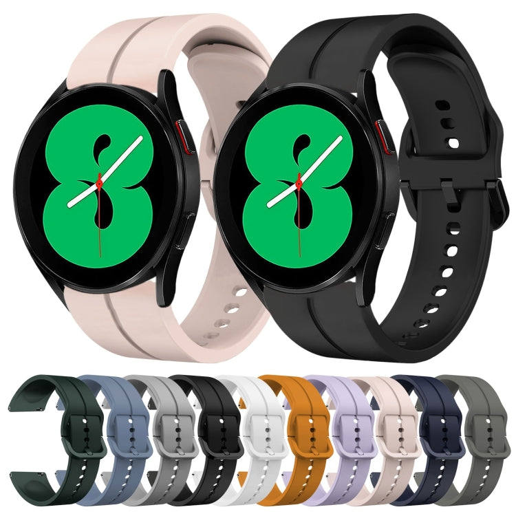 20mm Loop Silicone Watch Band, For Samsung Galaxy Watch4 44mm, For Samsung Galaxy Watch4 40mm