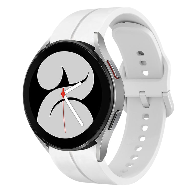 20mm Loop Silicone Watch Band, For Samsung Galaxy Watch4 44mm, For Samsung Galaxy Watch4 40mm