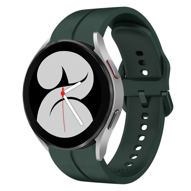 20mm Loop Silicone Watch Band, For Samsung Galaxy Watch4 44mm, For Samsung Galaxy Watch4 40mm