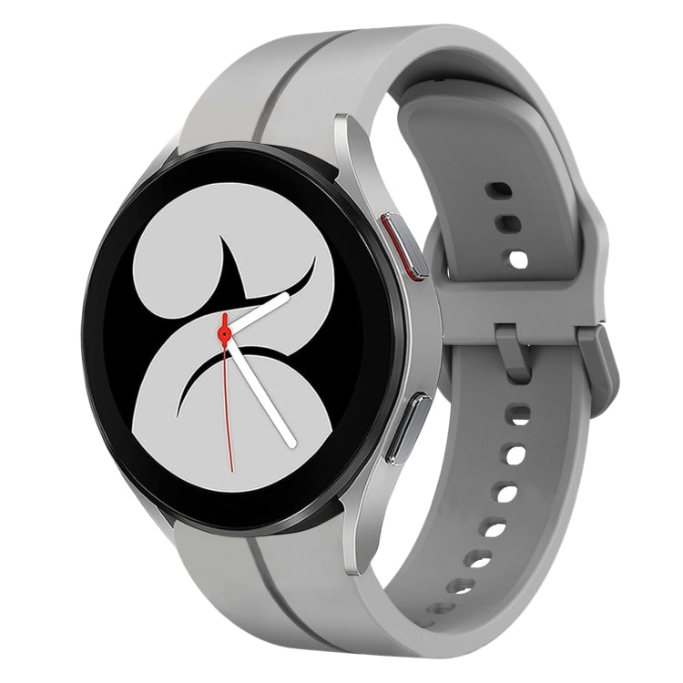 20mm Loop Silicone Watch Band, For Samsung Galaxy Watch4 44mm, For Samsung Galaxy Watch4 40mm