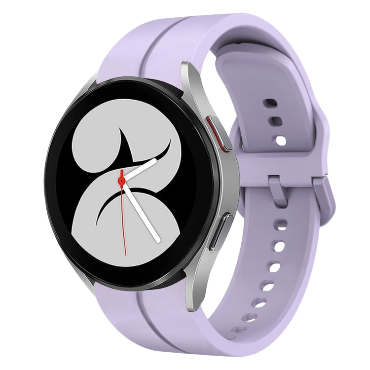 20mm Loop Silicone Watch Band, For Samsung Galaxy Watch4 44mm, For Samsung Galaxy Watch4 40mm