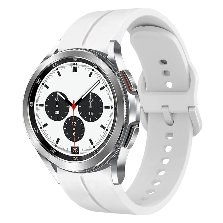 20mm Loop Silicone Watch Band, For Samsung  Galaxy Watch 4 Classic 42mm, For Samsung  Galaxy Watch 4 Classic 46mm