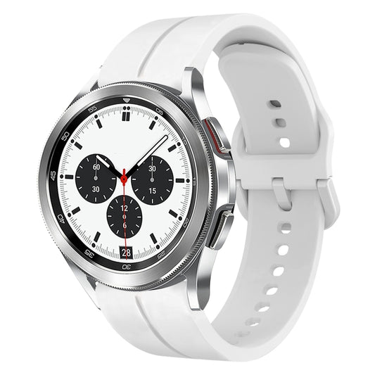 20mm Loop Silicone Watch Band, For Samsung  Galaxy Watch 4 Classic 42mm, For Samsung  Galaxy Watch 4 Classic 46mm