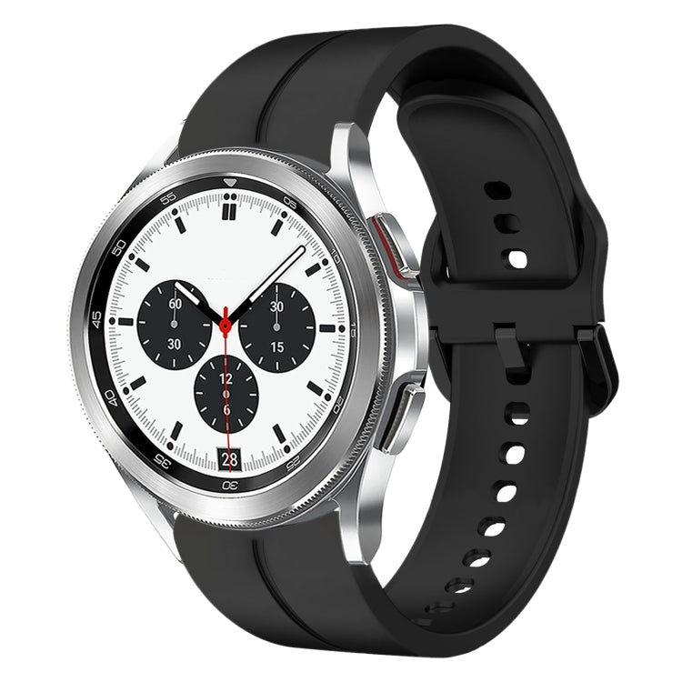 20mm Loop Silicone Watch Band, For Samsung  Galaxy Watch 4 Classic 42mm, For Samsung  Galaxy Watch 4 Classic 46mm