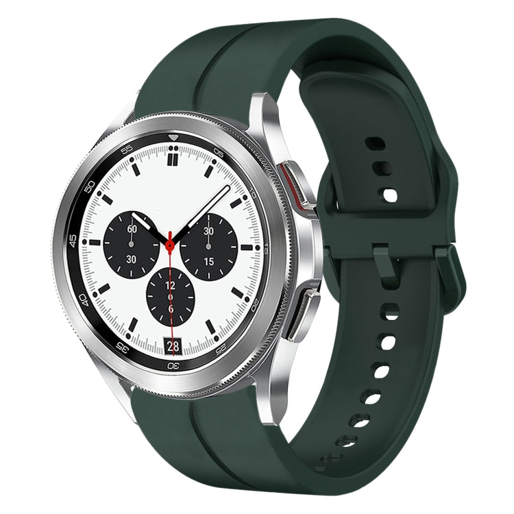 20mm Loop Silicone Watch Band, For Samsung  Galaxy Watch 4 Classic 42mm, For Samsung  Galaxy Watch 4 Classic 46mm