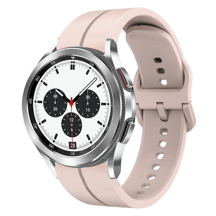 20mm Loop Silicone Watch Band, For Samsung  Galaxy Watch 4 Classic 42mm, For Samsung  Galaxy Watch 4 Classic 46mm