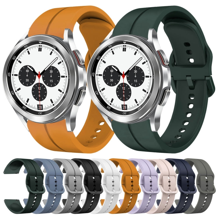 20mm Loop Silicone Watch Band, For Samsung  Galaxy Watch 4 Classic 42mm, For Samsung  Galaxy Watch 4 Classic 46mm