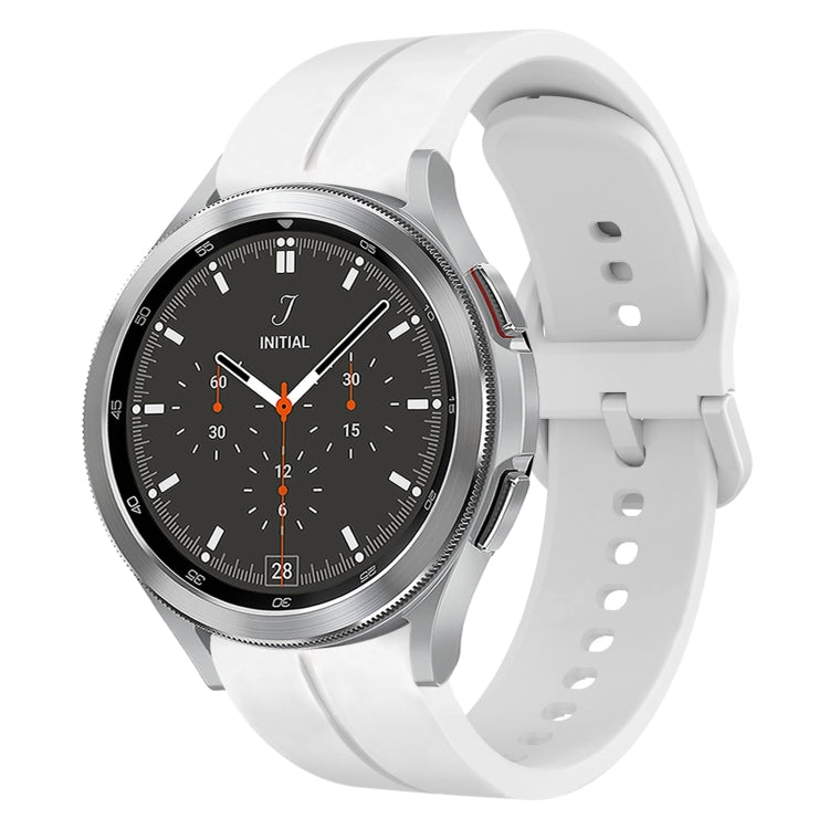 20mm Loop Silicone Watch Band, For Samsung  Galaxy Watch 4 Classic 42mm, For Samsung  Galaxy Watch 4 Classic 46mm