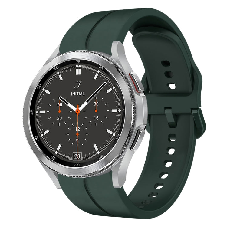 20mm Loop Silicone Watch Band, For Samsung  Galaxy Watch 4 Classic 42mm, For Samsung  Galaxy Watch 4 Classic 46mm