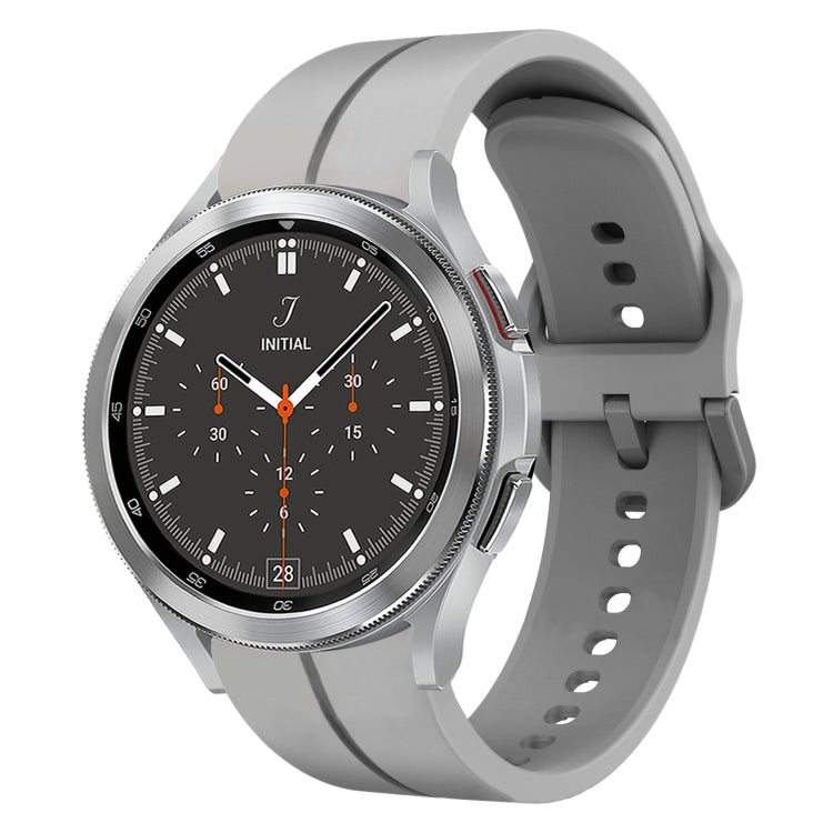 20mm Loop Silicone Watch Band, For Samsung  Galaxy Watch 4 Classic 42mm, For Samsung  Galaxy Watch 4 Classic 46mm