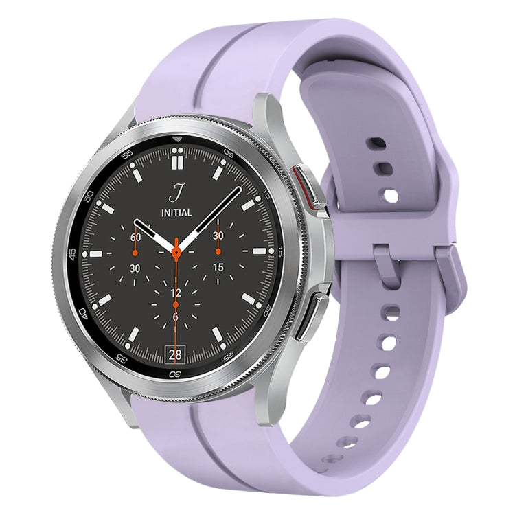 20mm Loop Silicone Watch Band, For Samsung  Galaxy Watch 4 Classic 42mm, For Samsung  Galaxy Watch 4 Classic 46mm