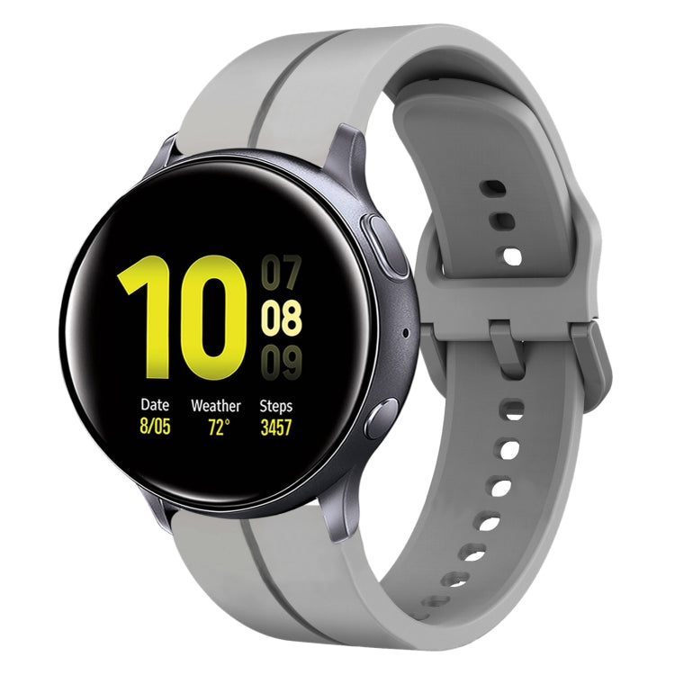 20mm Loop Silicone Watch Band, For Samsung Galaxy Watch Active 2 40mm, For Samsung Galaxy Watch Active 2 44mm