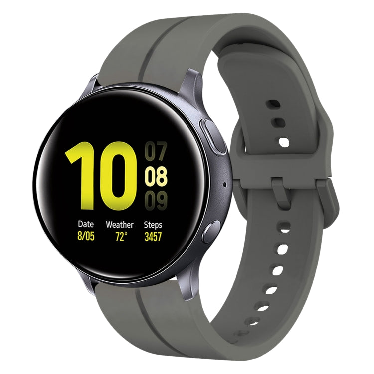 20mm Loop Silicone Watch Band, For Samsung Galaxy Watch Active 2 40mm, For Samsung Galaxy Watch Active 2 44mm