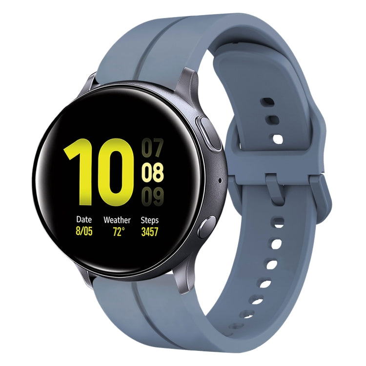 20mm Loop Silicone Watch Band, For Samsung Galaxy Watch Active 2 40mm, For Samsung Galaxy Watch Active 2 44mm