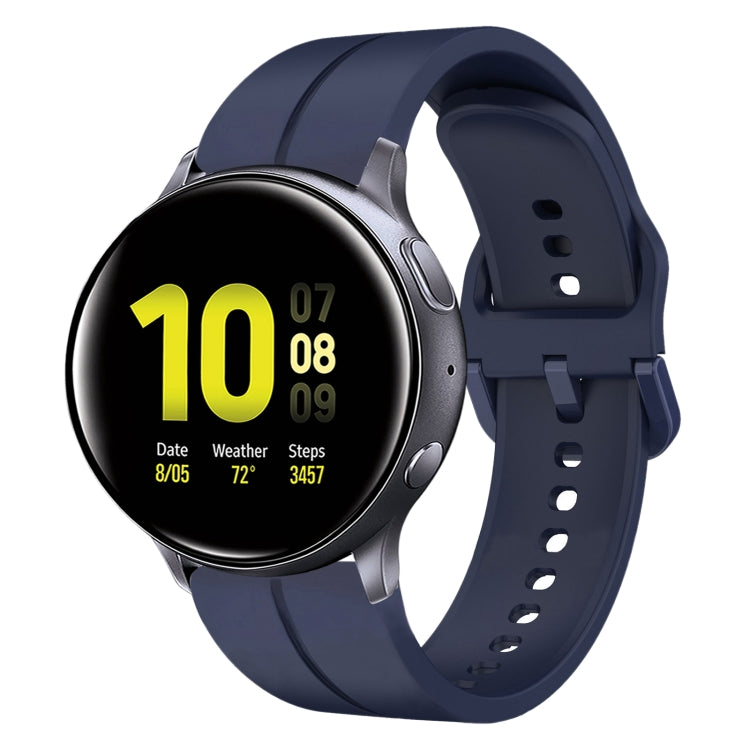 20mm Loop Silicone Watch Band, For Samsung Galaxy Watch Active 2 40mm, For Samsung Galaxy Watch Active 2 44mm