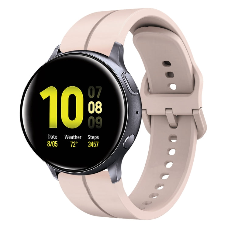 20mm Loop Silicone Watch Band, For Samsung Galaxy Watch Active 2 40mm, For Samsung Galaxy Watch Active 2 44mm