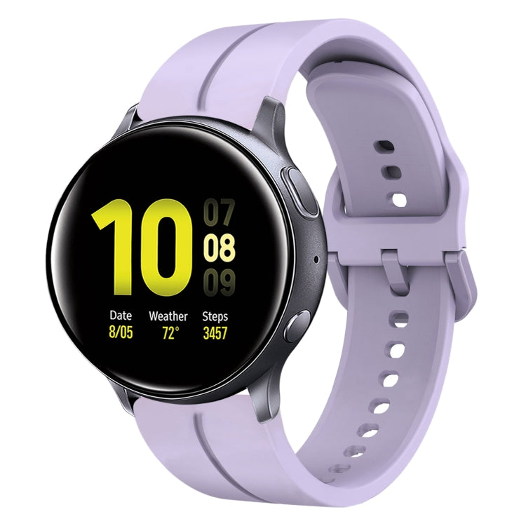 20mm Loop Silicone Watch Band, For Samsung Galaxy Watch Active 2 40mm, For Samsung Galaxy Watch Active 2 44mm