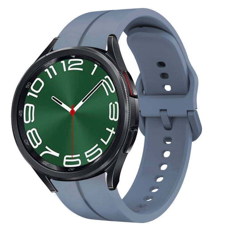 20mm Loop Silicone Watch Band, For Samsung Galaxy Watch5 44mm, For Samsung Galaxy Watch 6 Classic 47mm