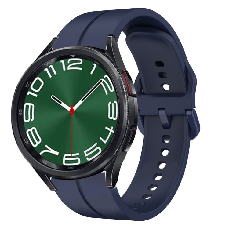 20mm Loop Silicone Watch Band, For Samsung Galaxy Watch5 44mm, For Samsung Galaxy Watch 6 Classic 47mm