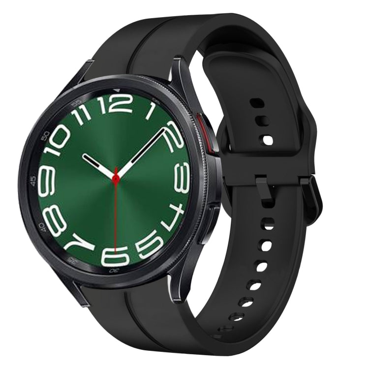 20mm Loop Silicone Watch Band, For Samsung Galaxy Watch5 44mm, For Samsung Galaxy Watch 6 Classic 47mm