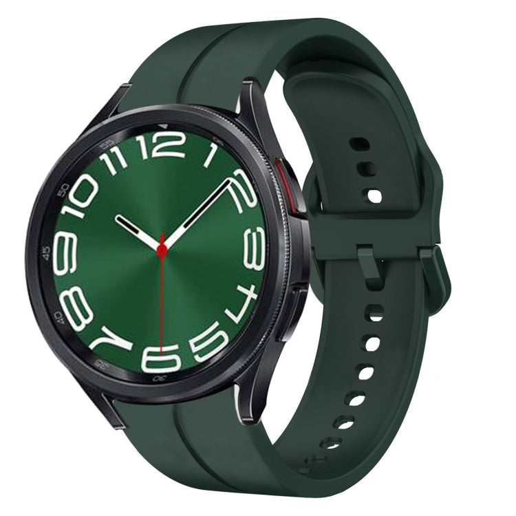 20mm Loop Silicone Watch Band, For Samsung Galaxy Watch5 44mm, For Samsung Galaxy Watch 6 Classic 47mm