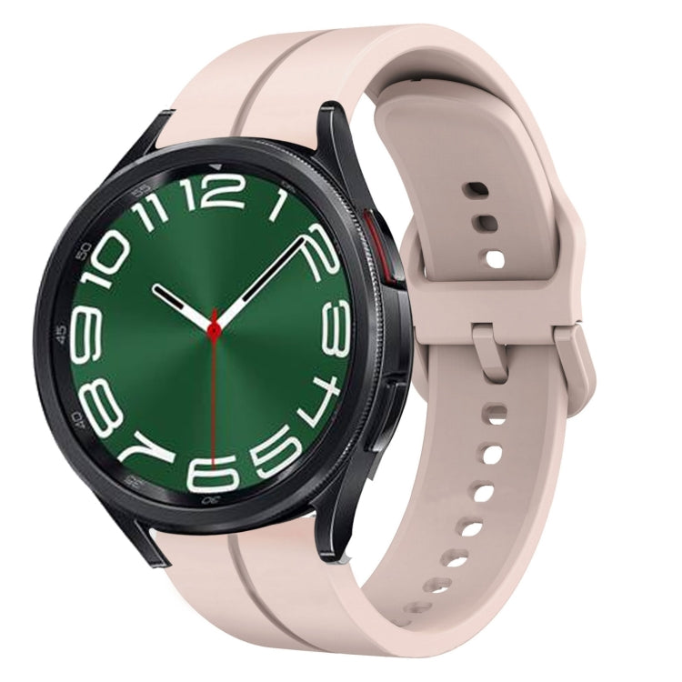 20mm Loop Silicone Watch Band, For Samsung Galaxy Watch5 44mm, For Samsung Galaxy Watch 6 Classic 47mm