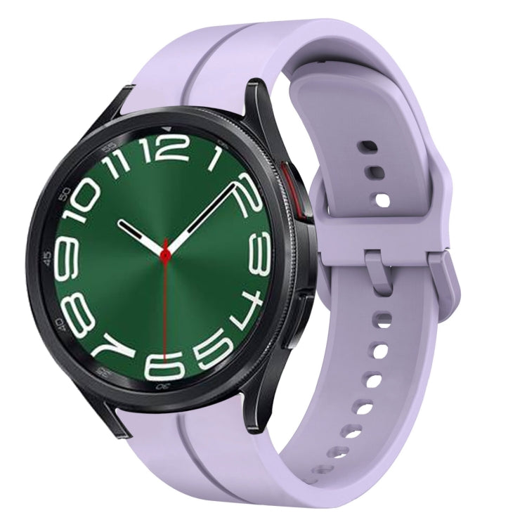 20mm Loop Silicone Watch Band, For Samsung Galaxy Watch5 44mm, For Samsung Galaxy Watch 6 Classic 47mm
