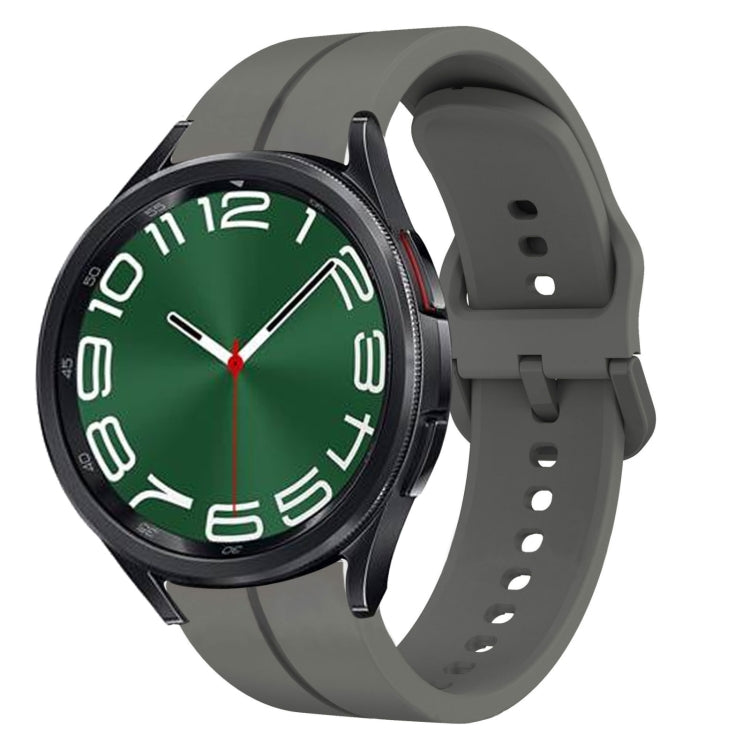 20mm Loop Silicone Watch Band, For Samsung Galaxy Watch5 44mm, For Samsung Galaxy Watch 6 Classic 47mm