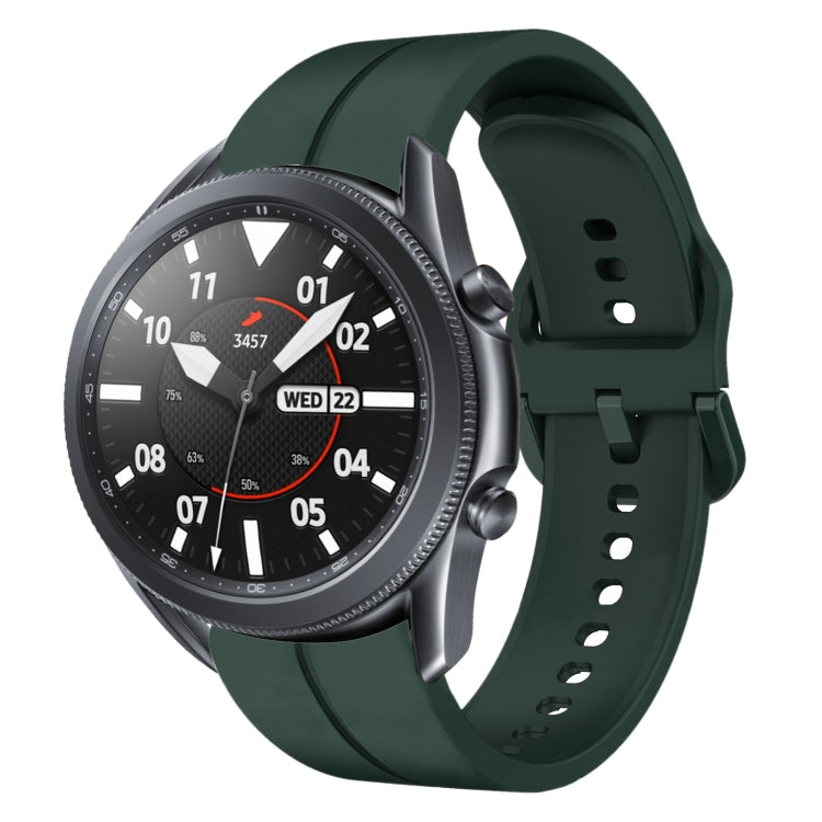 22mm Loop Silicone Watch Band, For Samsung Galaxy Watch3 45mm, For Samsung Galaxy Watch 46mm
