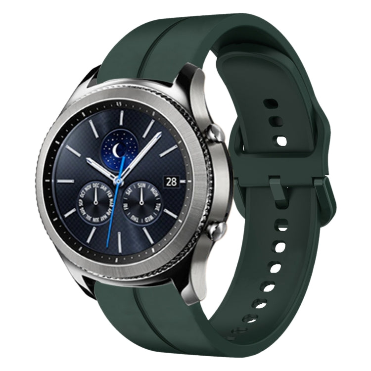 22mm Loop Silicone Watch Band, For Samsung Gear S3 Classic, For Samsung Gear S3 Frontier