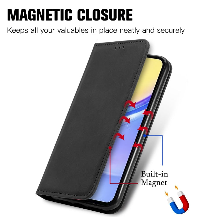 Retro Skin Feel Magnetic Leather Phone Case, For Samsung Galaxy A15, For Samsung Galaxy A05, For Samsung Galaxy A05s 4G, For Samsung Galaxy A25 5G, For Samsung Galaxy S23 FE 5G