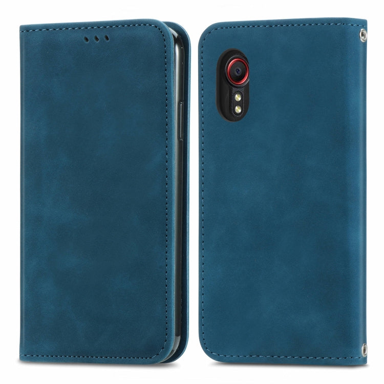 Retro Skin Feel Magnetic Leather Phone Case, For Samsung Galaxy A24 5G, For Samsung Galaxy S23 Ultra 5G, For Samsung Galaxy S23+ 5G, For Samsung Galaxy S23 5G, For Samsung Galaxy XCover 5