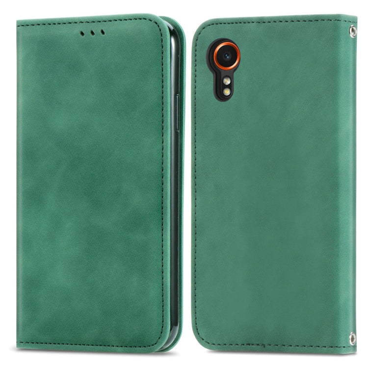 Retro Skin Feel Magnetic Leather Phone Case, For Samsung Galaxy S24 FE 5G, For Samsung Galaxy M35, For Samsung Galaxy M14 4G, For Samsung Galaxy M15, For Samsung Galaxy XCover 7