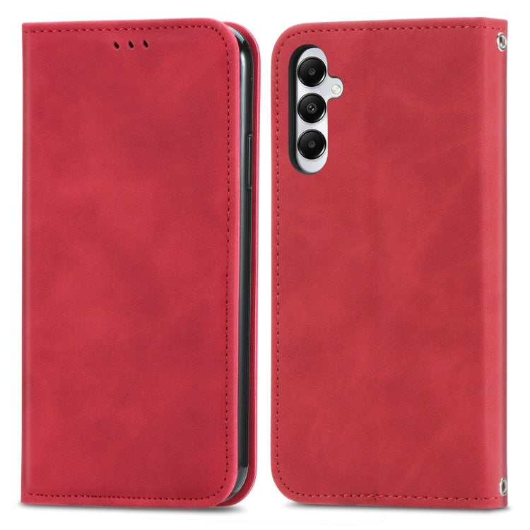 Retro Skin Feel Magnetic Leather Phone Case, For Samsung Galaxy A15, For Samsung Galaxy A05, For Samsung Galaxy A05s 4G, For Samsung Galaxy A25 5G, For Samsung Galaxy S23 FE 5G