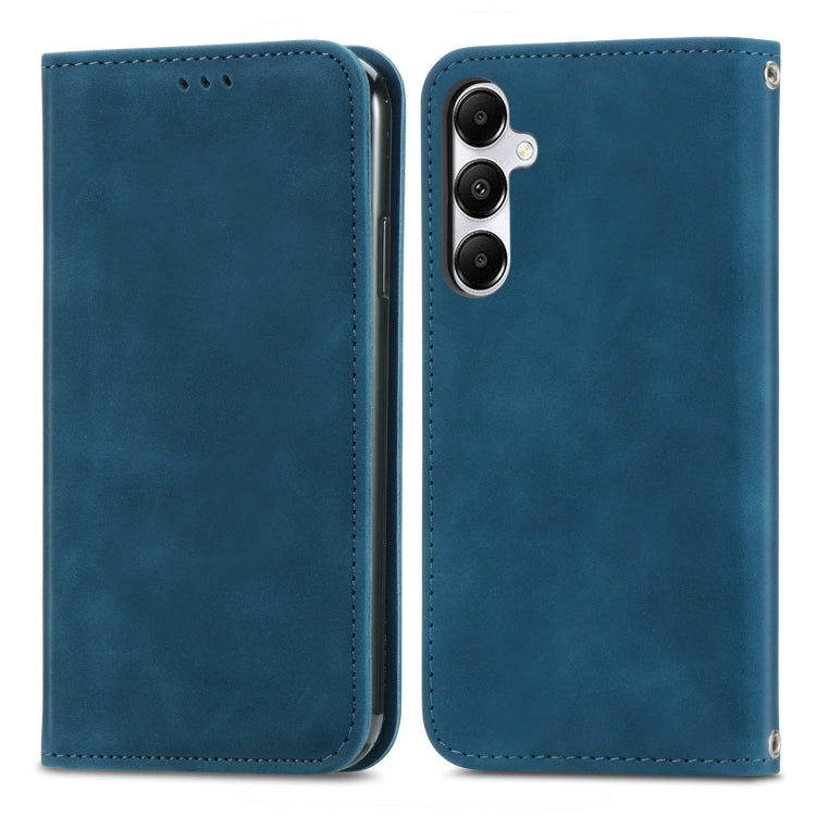 Retro Skin Feel Magnetic Leather Phone Case, For Samsung Galaxy A55 5G, For Samsung Galaxy A35 5G, For Samsung Galaxy S24 Ultra 5G, For Samsung Galaxy S24+ 5G, For Samsung Galaxy S24 5G