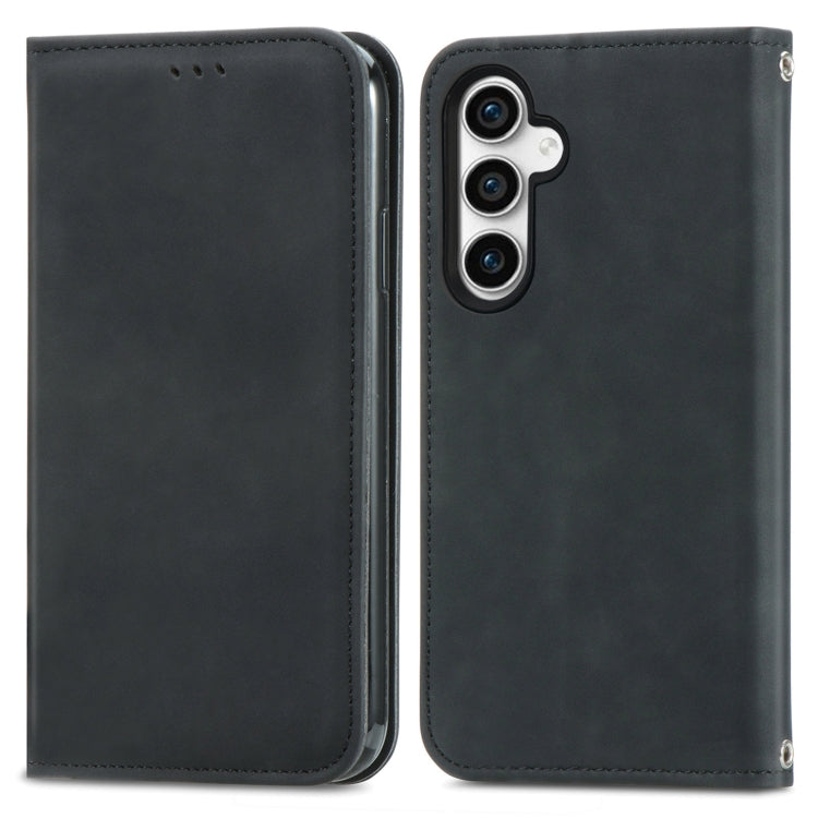 Retro Skin Feel Magnetic Leather Phone Case, For Samsung Galaxy A15, For Samsung Galaxy A05, For Samsung Galaxy A05s 4G, For Samsung Galaxy A25 5G, For Samsung Galaxy S23 FE 5G