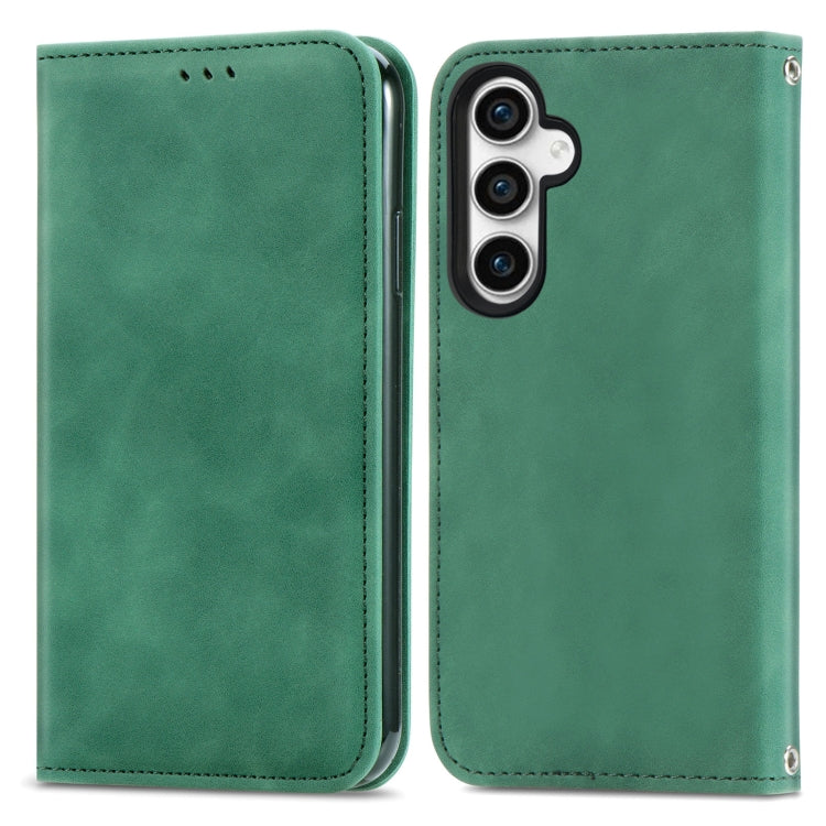 Retro Skin Feel Magnetic Leather Phone Case, For Samsung Galaxy A15, For Samsung Galaxy A05, For Samsung Galaxy A05s 4G, For Samsung Galaxy A25 5G, For Samsung Galaxy S23 FE 5G