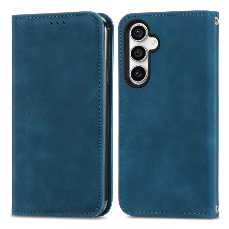 Retro Skin Feel Magnetic Leather Phone Case, For Samsung Galaxy A15, For Samsung Galaxy A05, For Samsung Galaxy A05s 4G, For Samsung Galaxy A25 5G, For Samsung Galaxy S23 FE 5G