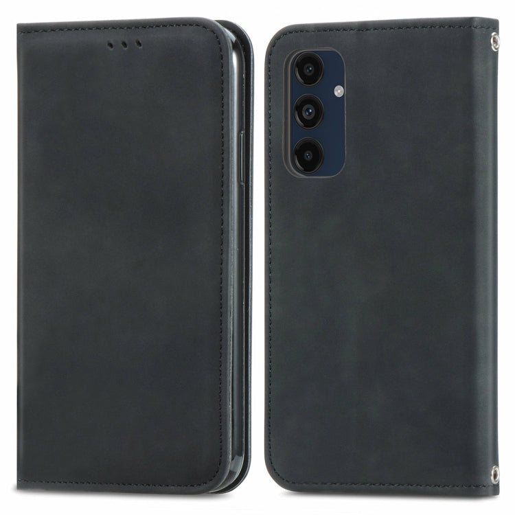 Retro Skin Feel Magnetic Leather Phone Case, For Samsung Galaxy S25 5G, For Samsung Galaxy S25+ 5G, For Samsung Galaxy S25 Ultra 5G, For Samsung Galaxy A16, For Samsung Galaxy A06