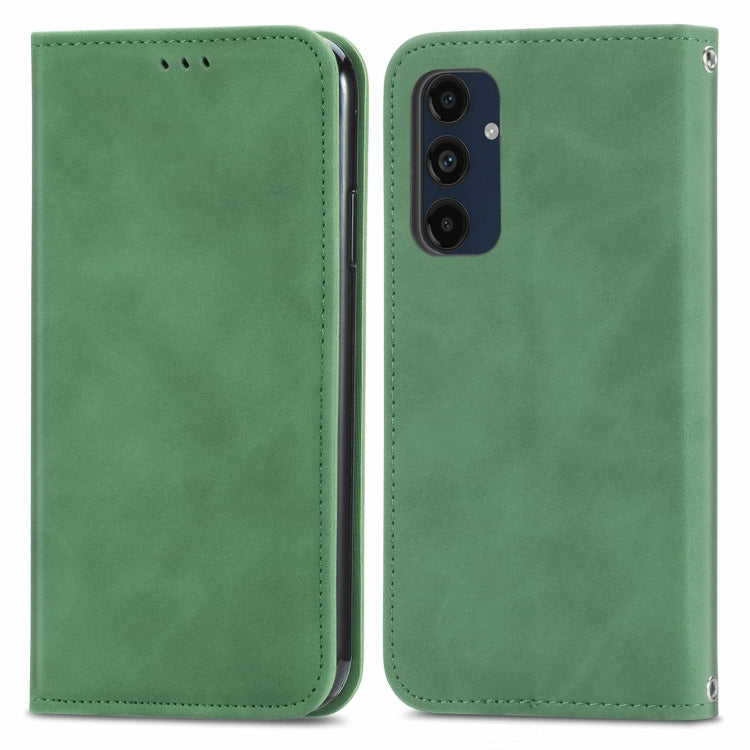 Retro Skin Feel Magnetic Leather Phone Case, For Samsung Galaxy S25 5G, For Samsung Galaxy S25+ 5G, For Samsung Galaxy S25 Ultra 5G, For Samsung Galaxy A16, For Samsung Galaxy A06