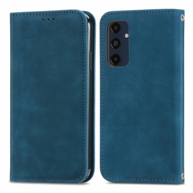 Retro Skin Feel Magnetic Leather Phone Case, For Samsung Galaxy S25 5G, For Samsung Galaxy S25+ 5G, For Samsung Galaxy S25 Ultra 5G, For Samsung Galaxy A16, For Samsung Galaxy A06