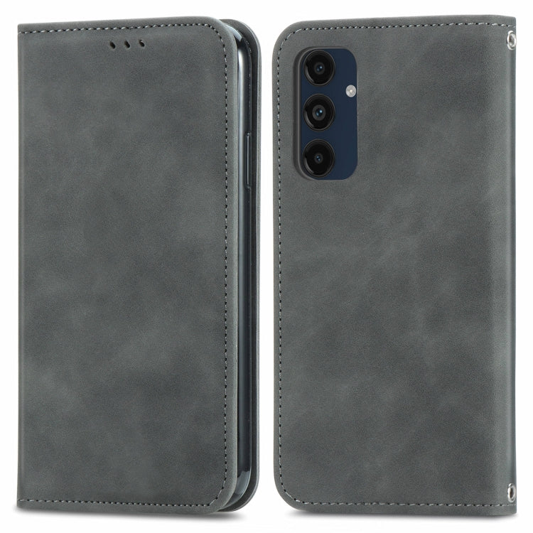 Retro Skin Feel Magnetic Leather Phone Case, For Samsung Galaxy S25 5G, For Samsung Galaxy S25+ 5G, For Samsung Galaxy S25 Ultra 5G, For Samsung Galaxy A16, For Samsung Galaxy A06