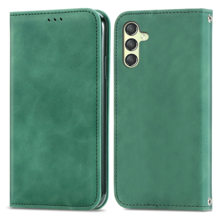 Retro Skin Feel Magnetic Leather Phone Case, For Samsung Galaxy A24 5G, For Samsung Galaxy S23 Ultra 5G, For Samsung Galaxy S23+ 5G, For Samsung Galaxy S23 5G, For Samsung Galaxy XCover 5