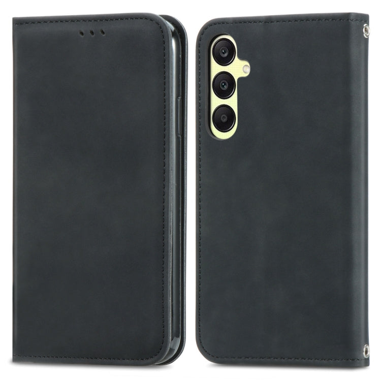 Retro Skin Feel Magnetic Leather Phone Case, For Samsung Galaxy A15, For Samsung Galaxy A05, For Samsung Galaxy A05s 4G, For Samsung Galaxy A25 5G, For Samsung Galaxy S23 FE 5G