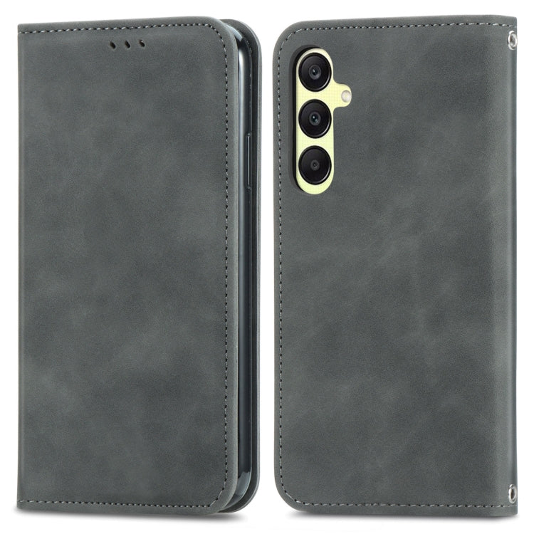 Retro Skin Feel Magnetic Leather Phone Case, For Samsung Galaxy A15, For Samsung Galaxy A05, For Samsung Galaxy A05s 4G, For Samsung Galaxy A25 5G, For Samsung Galaxy S23 FE 5G