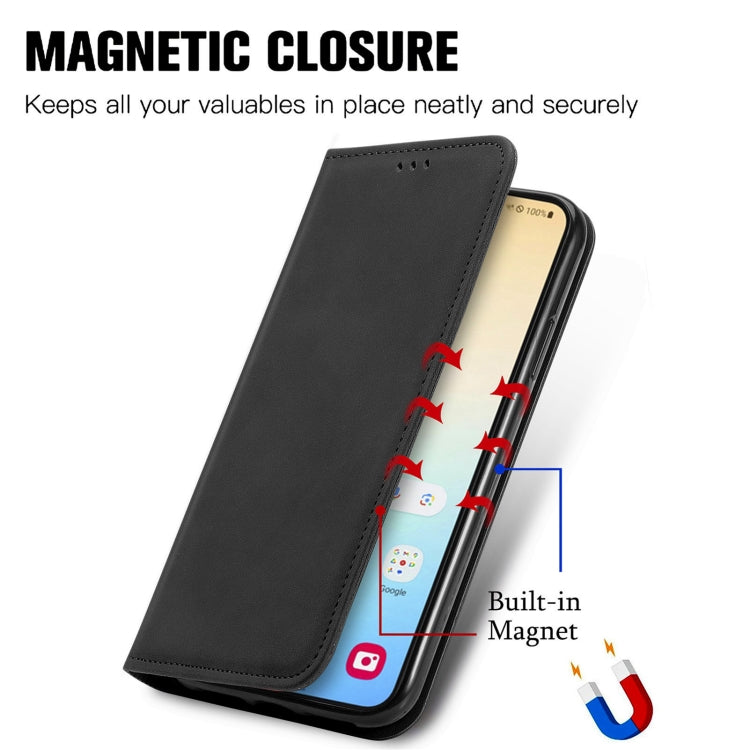 Retro Skin Feel Magnetic Leather Phone Case, For Samsung Galaxy S25 5G, For Samsung Galaxy S25+ 5G, For Samsung Galaxy S25 Ultra 5G, For Samsung Galaxy A16, For Samsung Galaxy A06