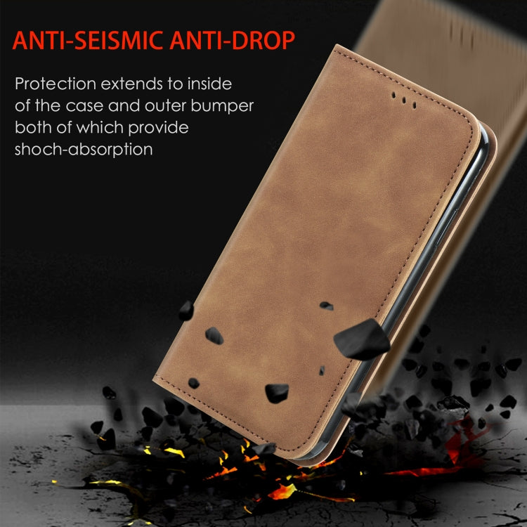 Retro Skin Feel Magnetic Leather Phone Case, For Samsung Galaxy A55 5G, For Samsung Galaxy A35 5G, For Samsung Galaxy S24 Ultra 5G, For Samsung Galaxy S24+ 5G, For Samsung Galaxy S24 5G