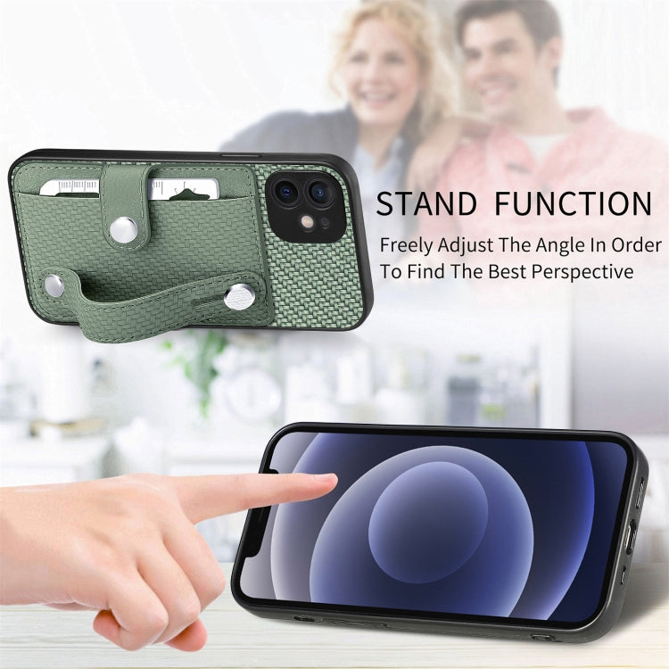 Wristband Kickstand Card Wallet Back Cover Phone Case with Tool Knife