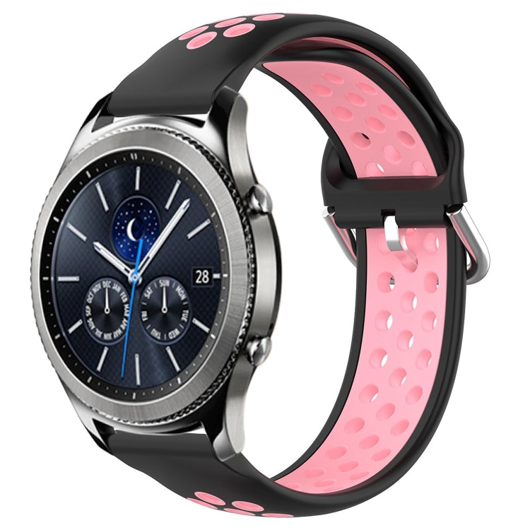 22mm Perforated Breathable Sports Silicone Watch Band, For Samsung Gear S3 Classic